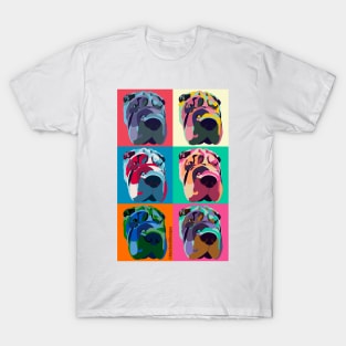 Pop Art Shar Pei T-Shirt